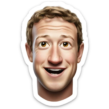 Mark zuckerberg winking sticker