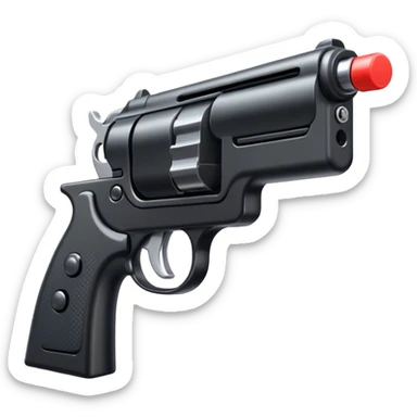 Gun with switch sticker