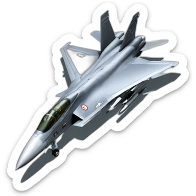 top gun plane sticker