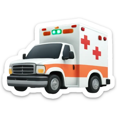 ambulance pleasure emotion sticker