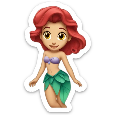 ariel disney sticker