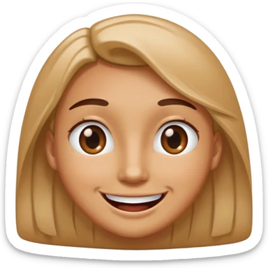 Yummy face eyes drooling sticker