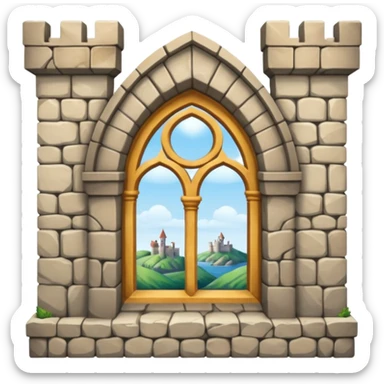 castle window sticker