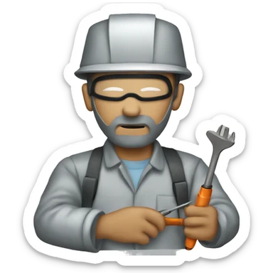 iron soldering sticker