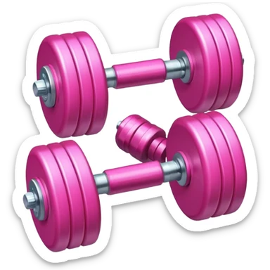 mancuernas rosas sticker