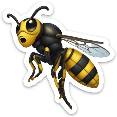 WASP SUPERHERO sticker
