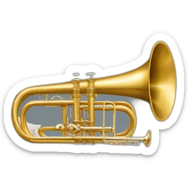 Trombone à coulisse sticker