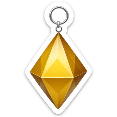 
striped yellow-brown plumbob sticker