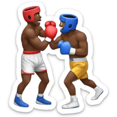 boxing championship sticker