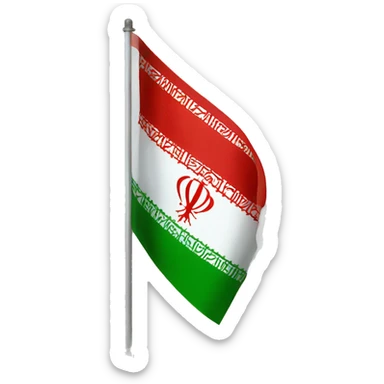 Iran lion flag sticker
