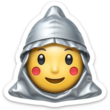 tin foil hat emoji sticker