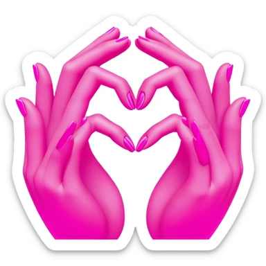 Neon pink  plumbob sims

heart made of female neon hands sticker