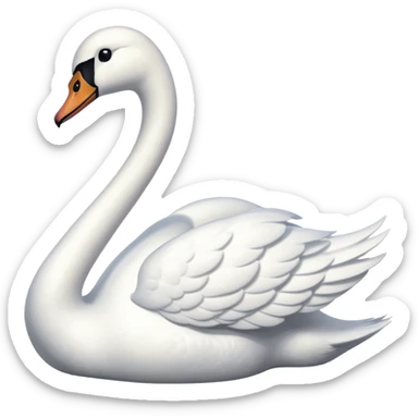 Um cisne braco sticker