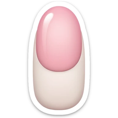 Light pink nails sticker