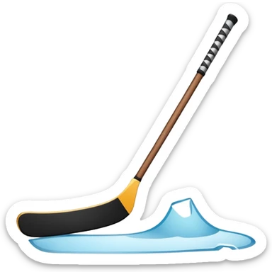 Hockey goalie stick sticker
