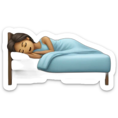 the girl didn't get enough sleep sticker