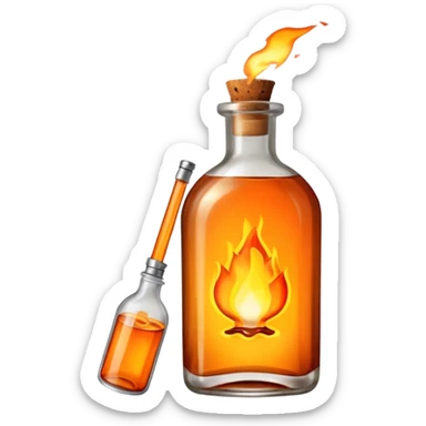 malatov cocktail sticker