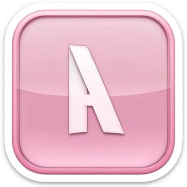 Netflix aesthetic "N" logo in pastel pink with white glowing outline sticker