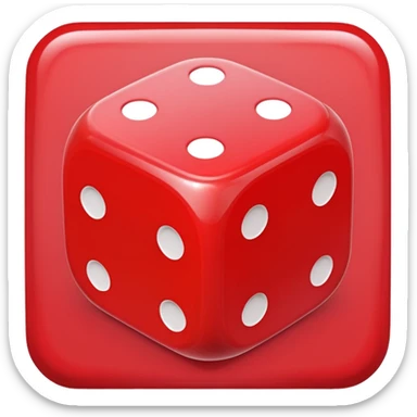 dice with hearts sticker