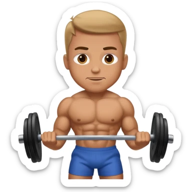 man lifting weights

 sticker