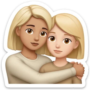 person offering support to another person sticker