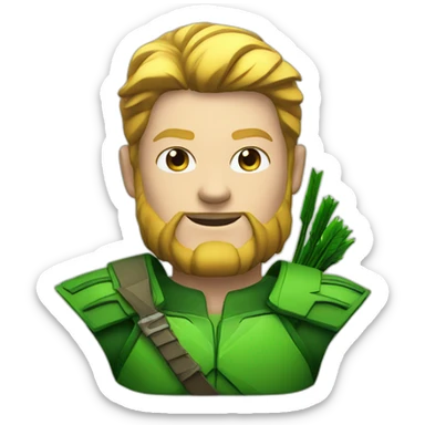green arrow up sticker