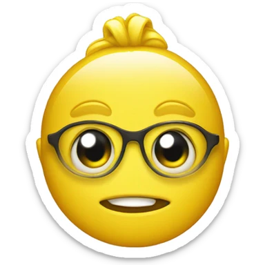 yellow with shoes and eyes sticker