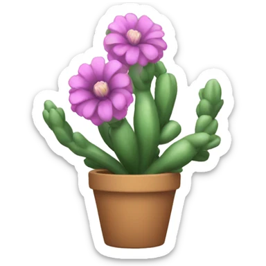 desert flower sticker