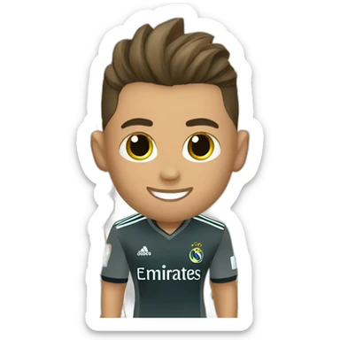 Ronaldo with this amoji edition 👱‍♂️ sticker