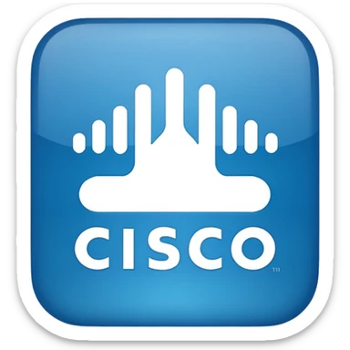 create an emoji that represents cisco networks  sticker