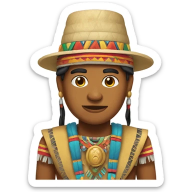 Peruvian inca sticker