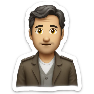 Un homme sui fais pipi sticker