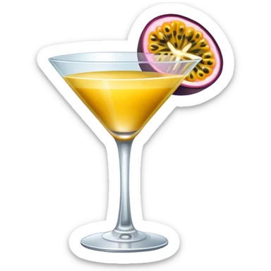 Passionfruit martini sticker