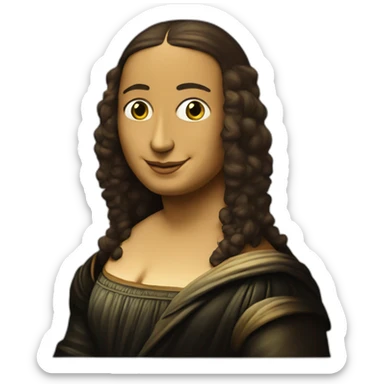 mona lisa sticker