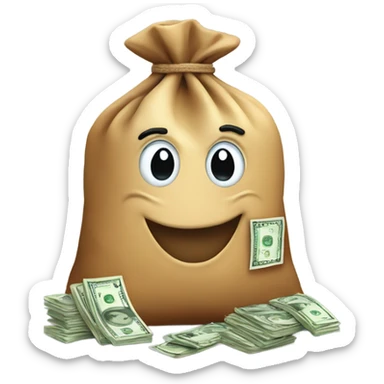 money bag kool aid sticker