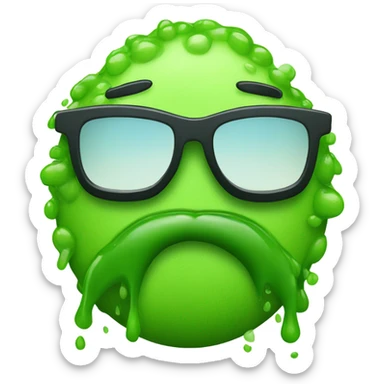 Booger sunglasses sticker