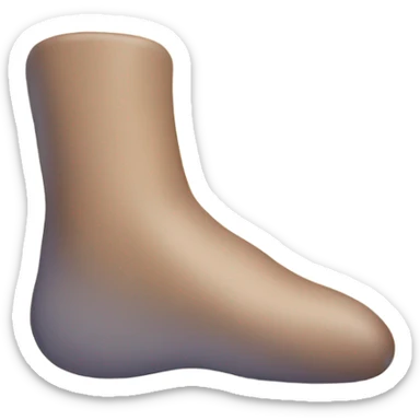 A hand holding a slipper as if to throw it sticker