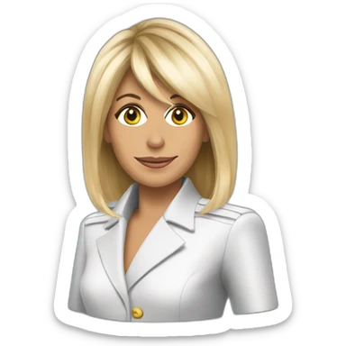 Brigitte Macron  sticker