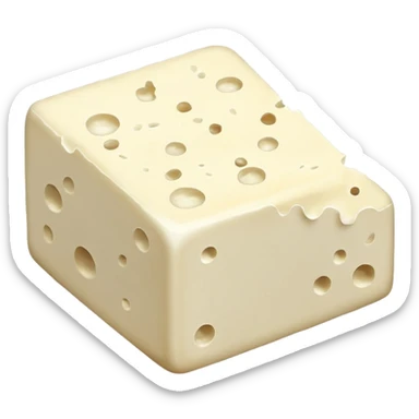 Feta cheese sticker
