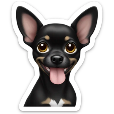 Black Chiwawa sticker