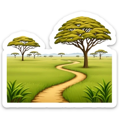 Sabana africana  sticker