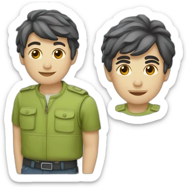 parcoure de bien être sticker