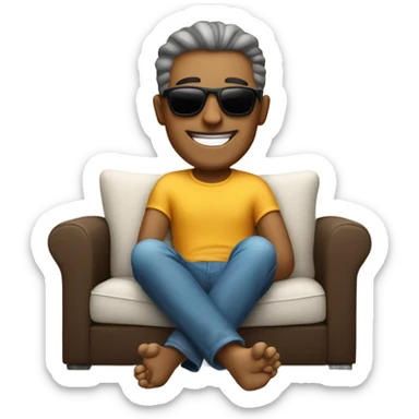 Chill guy meme sticker