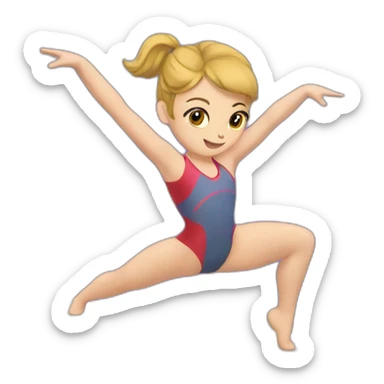 gymnastique sticker