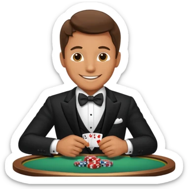 high roller wagering on casino games sticker