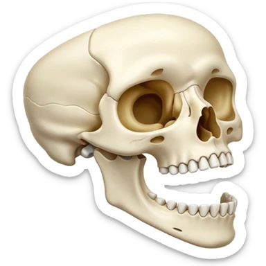 jaw bone sticker