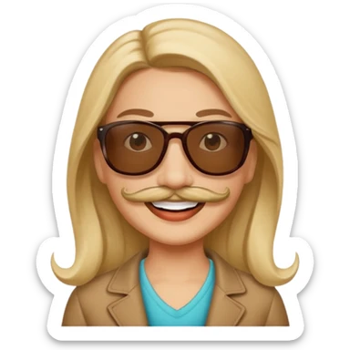 Crear un emoji de el cantante de cuarteto "La mona Jiménez" sticker