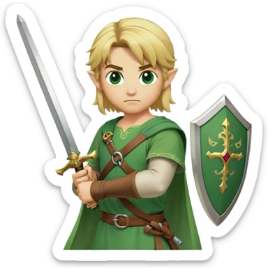 Link from the legend of Zelda sticker