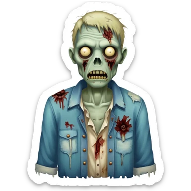 The walking dead sticker