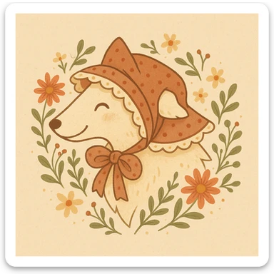 Give the Overwolf logo a cute cottagecore makeover sticker